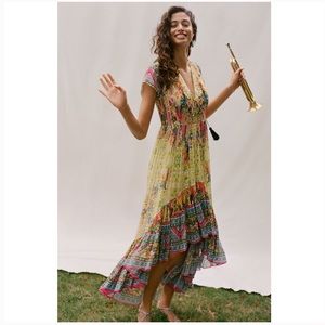 NWT Anthropologie Bhanuni Arianna Maxi dress